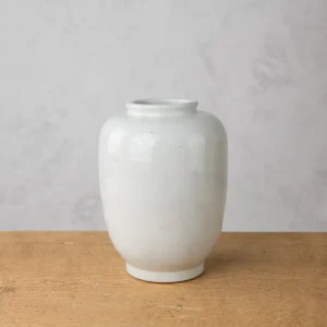 Vase - Rustikk Hvit