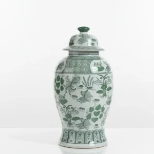 Ginger Jar - Grønt botanisk mønster