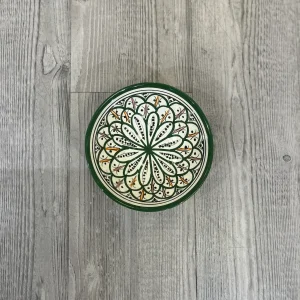 Bolle - Grønn Med Sorte Prikker - 20 cm
