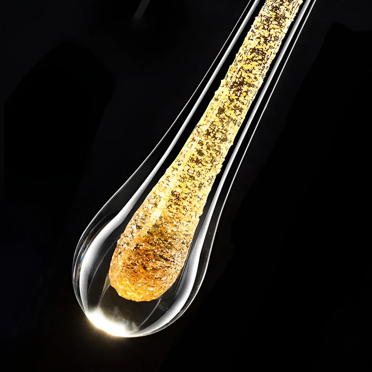 Glitrende Regndråper Krystallpendellampe – Stilig Og Elegant Vegglampe Perfekt For Soverommet - Image 6