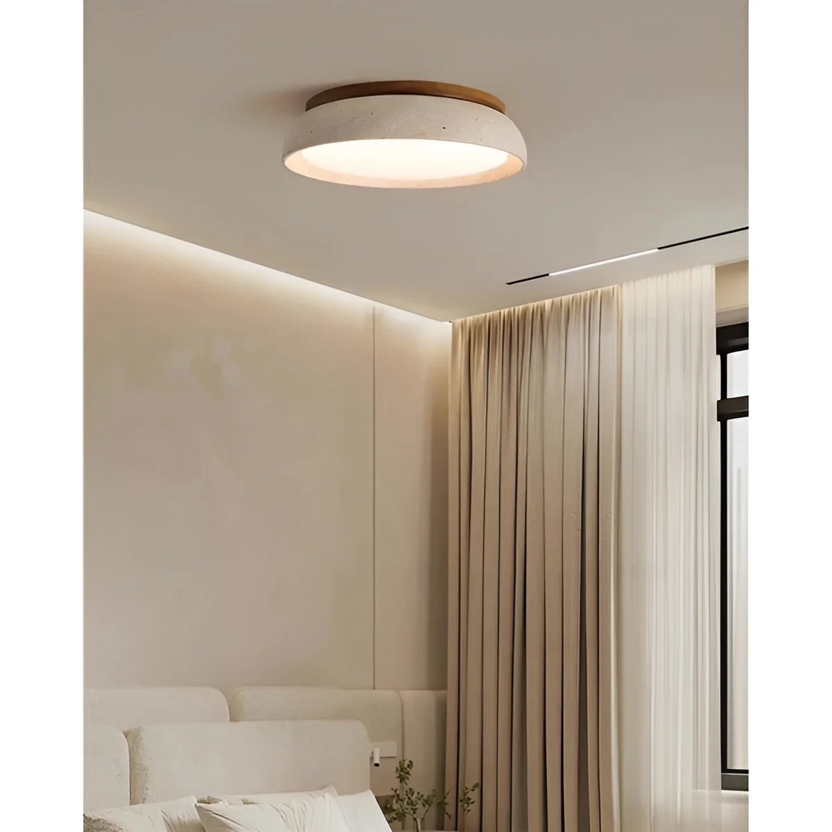 Rund Taklampe – Varmt og Jevnt Lys | Perfekt for Alle Rom - Image 8