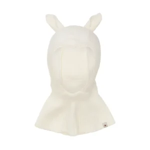 Balaclava Ears Wool Knit - Off White