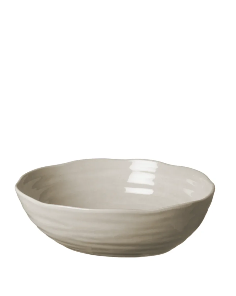 Skål oval stor capri 30x25x9,5 cm, Havre - Image 2