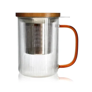Tekanne / Te-kopp med Amber Håndtak