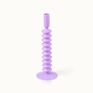 Lysestake - Glass Lavendel