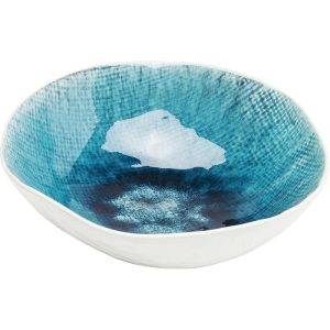 Bolle Mustique Glasert Steintøy Blå Ø17cm