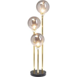 Bordlampe Al Capone Lampe i Tonet Glass Grå