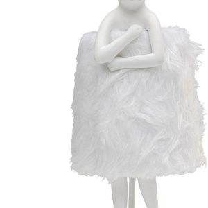 Bordlampe Animal Rabbit Fur Hvit/Sølv 50cm