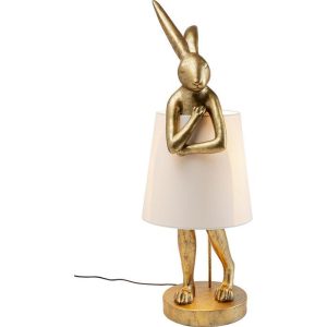 Bordlampe Animal Rabbit Kanin Gull 88cm
