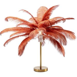 Bordlampe Feather Palm Brun 60cm