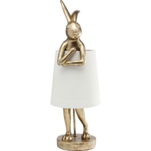 Bordlampe Kanin Gull 68cm