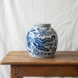 Tea Jar - Chinoiserie