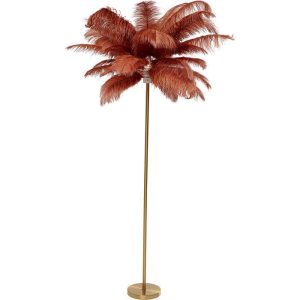 Gulvlampe Feather Palm Rusty Red