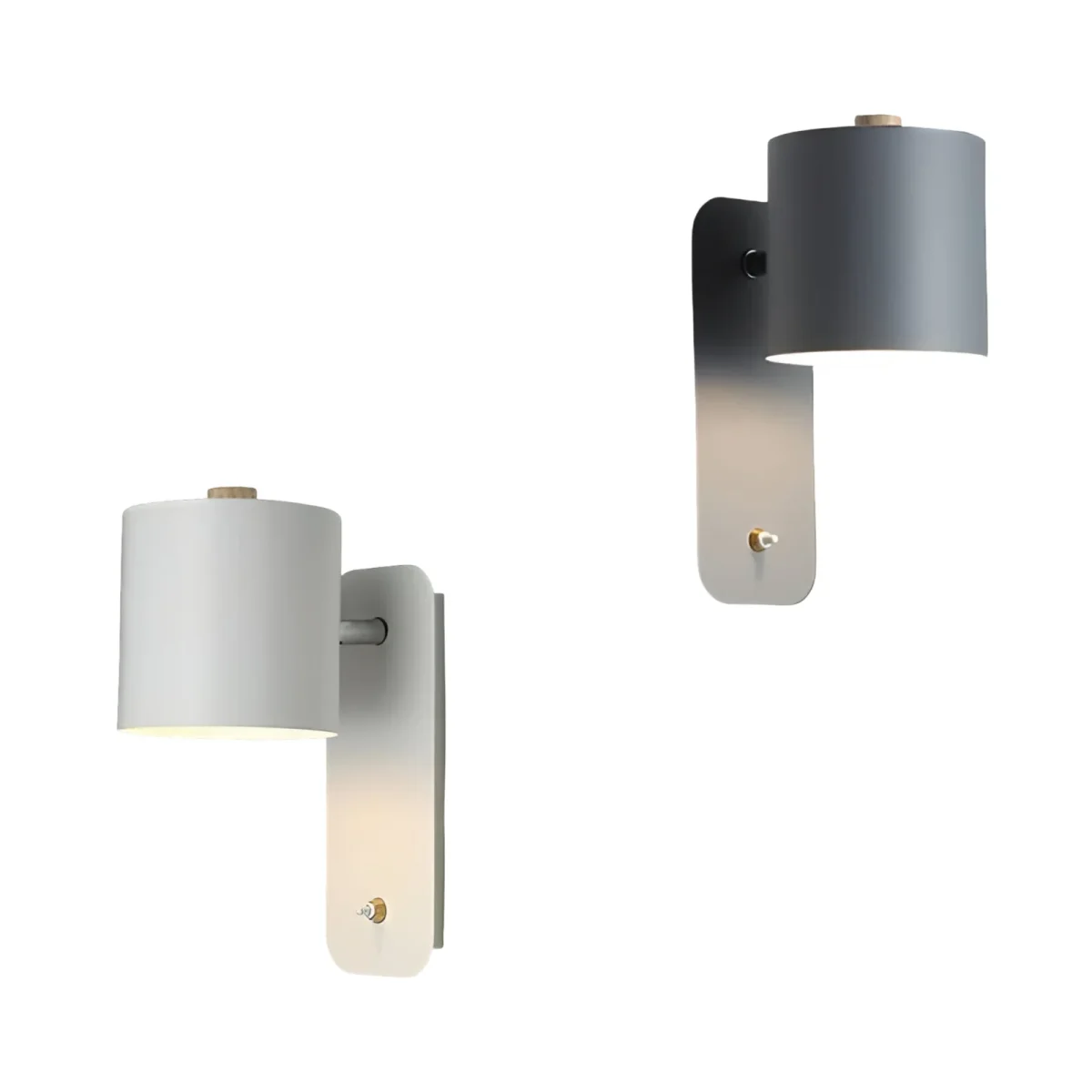 Vegglampe med LED – Stilren og Praktisk | Med Bryter for Stue og Gang - Image 2