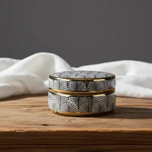 Trinket Box - Art Deco Mønster