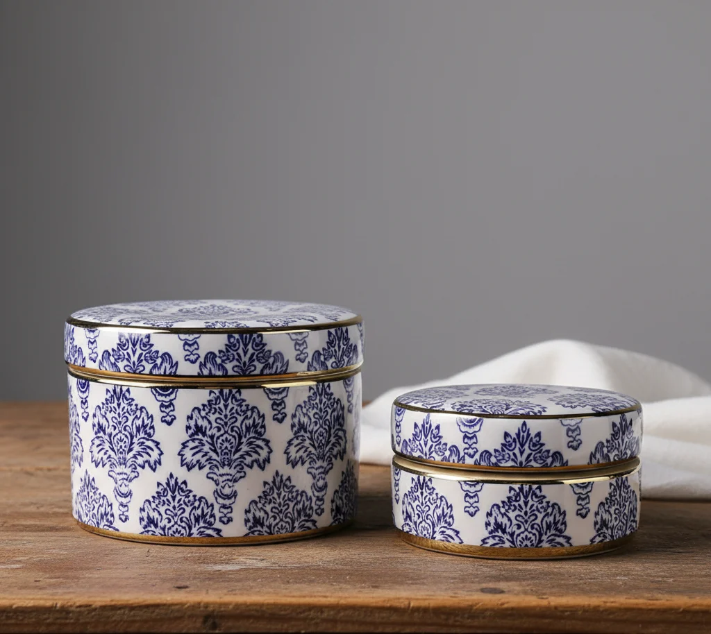 Trinket Box - Paisley Mønster - Image 2