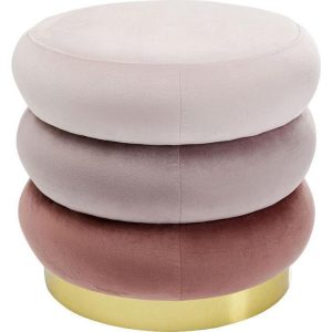 Puff Sandwich Velour Pudderrosa