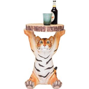 Sidebord Animal Tiger Ø35cm