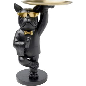 Sidebord Cool Bulldog Serveringsbrett Sort 34x55cm
