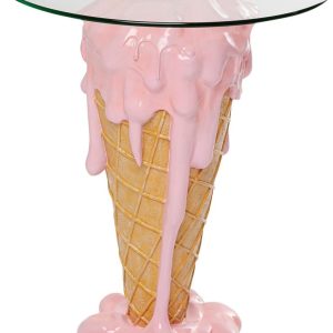 Sidebord Ice Krem Ø60cm
