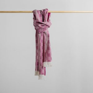 Skjerf - Diamant - Mørk Rosa