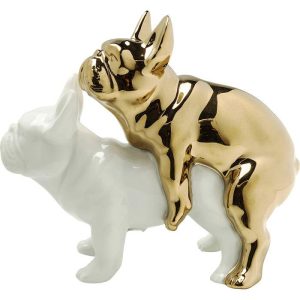 Skulptur Bulldog Love Dogs