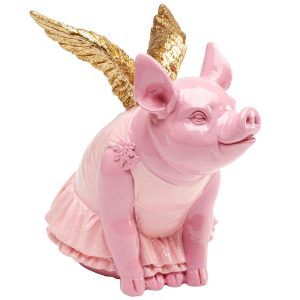 Sparebøsse Flying Pig Rosa 15cm