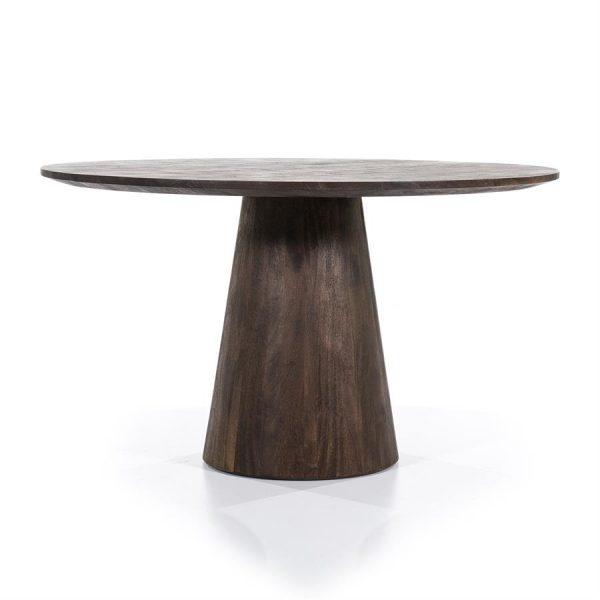 Spisebord Gard – Mangotre beiset brunt – 130x130x76cm - Image 2
