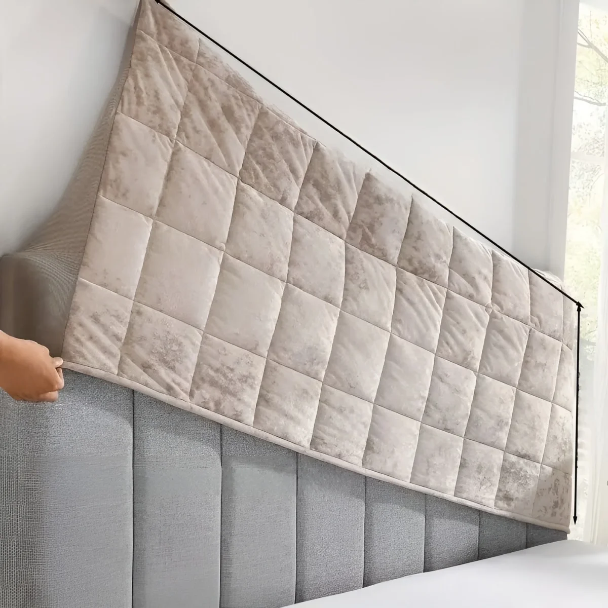 Hodegjerdeovertrekk Med Elastisk Bånd – Mykt Og Elastisk | Med Praktiske Sidelommer Til Sengen - Image 9