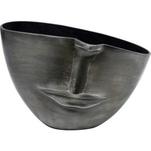 Vase Half Face Antrasitt 31cm
