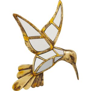 Veggdekor Hummingbird Speil Kolibri 32cm