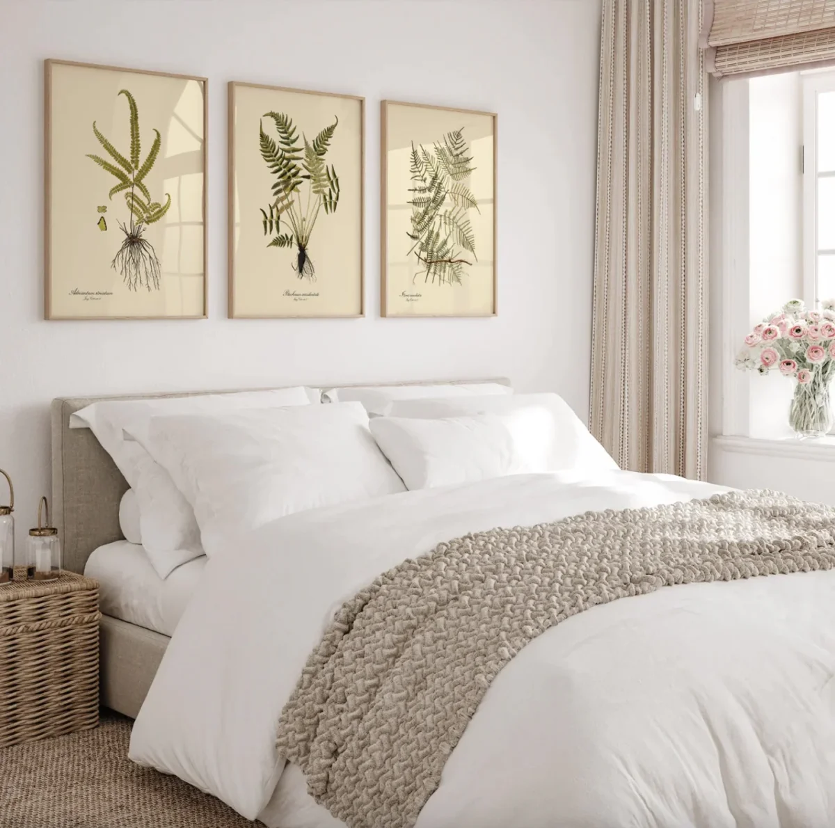 Bregne - Blechnum Occidentale 30x40, eikeramme - Image 3