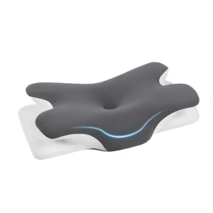 Ergonomisk Formet Nakkepute – For Rygg- og Sidesovere, Flere Sovestillinger | Vaskbar, For Hele Året