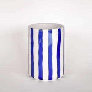 Vase - Blå Striper