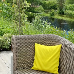 Vannavvisende putetrekk 45×45 Yellow