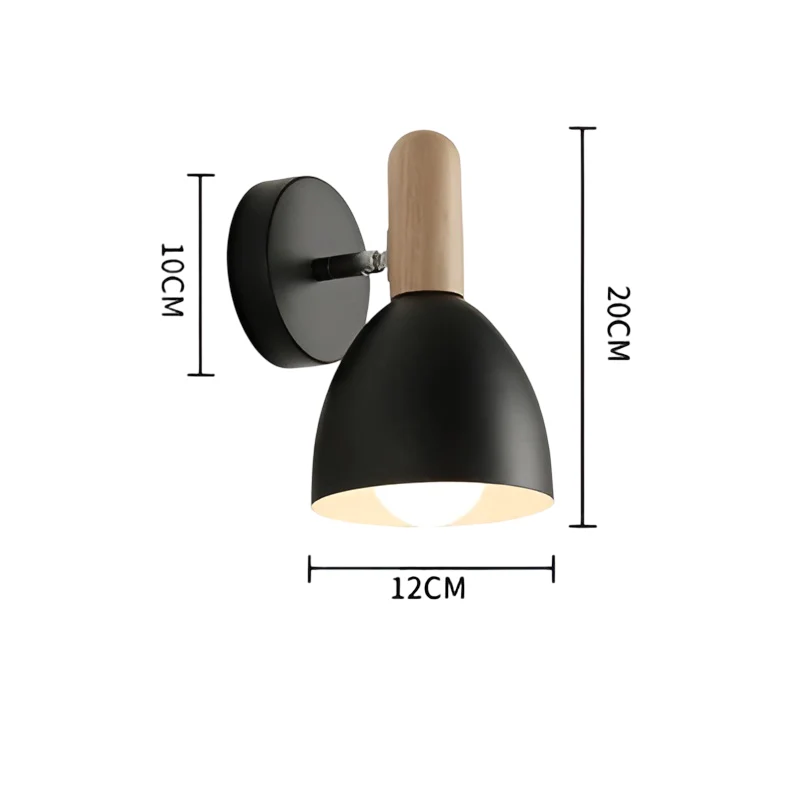 Vegglampe i Naturtre – Gir Varm Belysning | Perfekt til Soverom og Hytte - Image 6