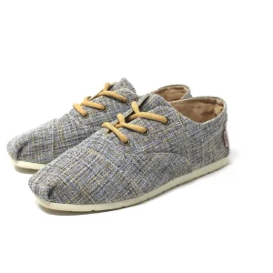 Håndlaget Chinée Espadrilles med snøring - Made in France